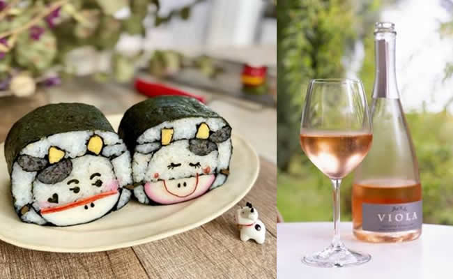飾り巻きレッスン　＆　ワイン